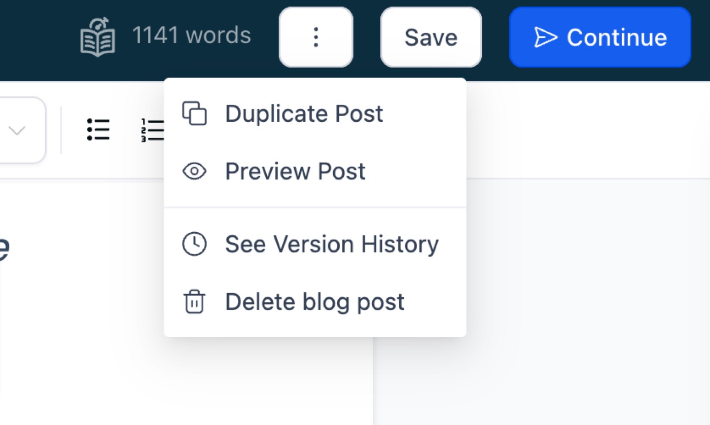 blog post