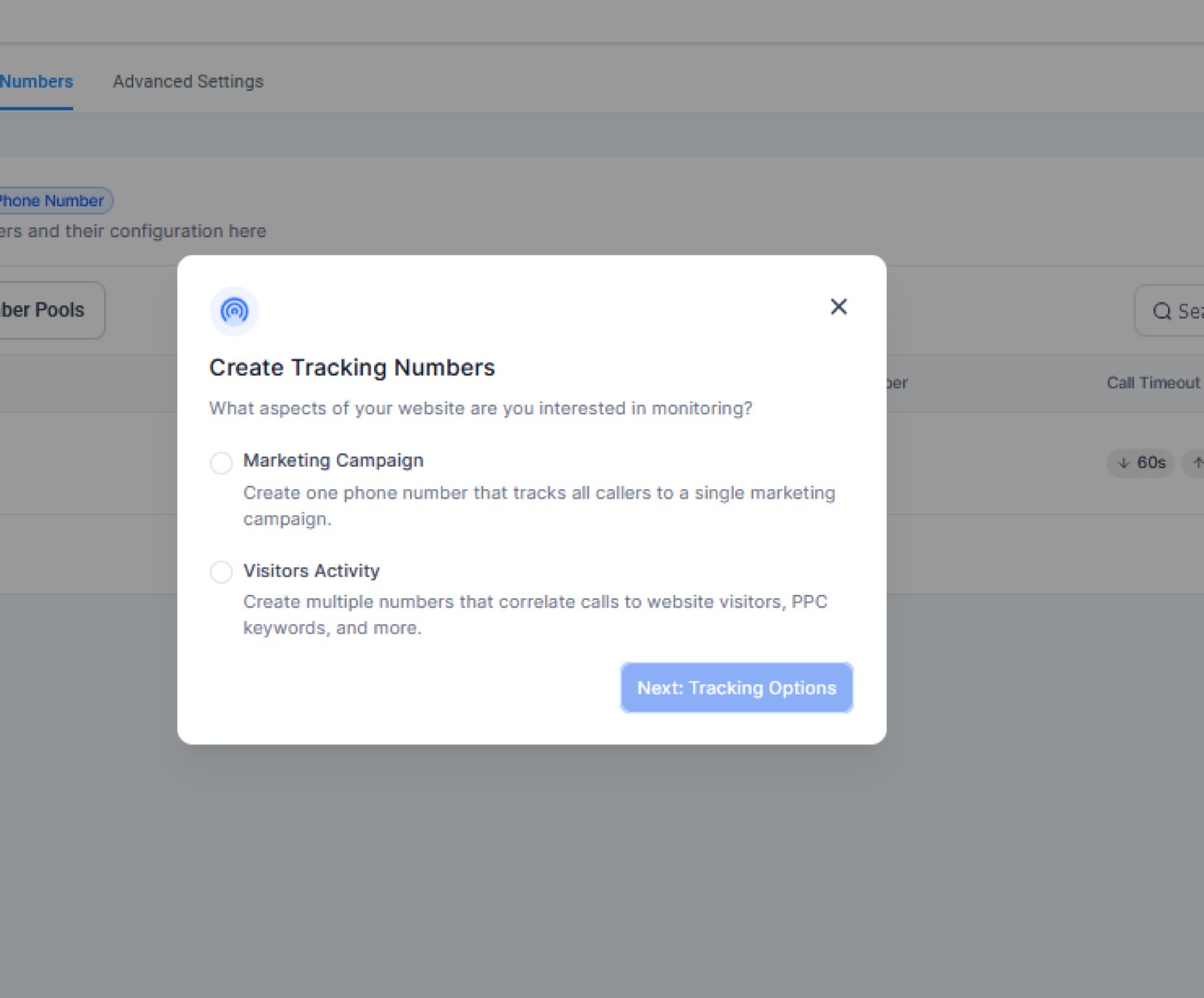 call tracking