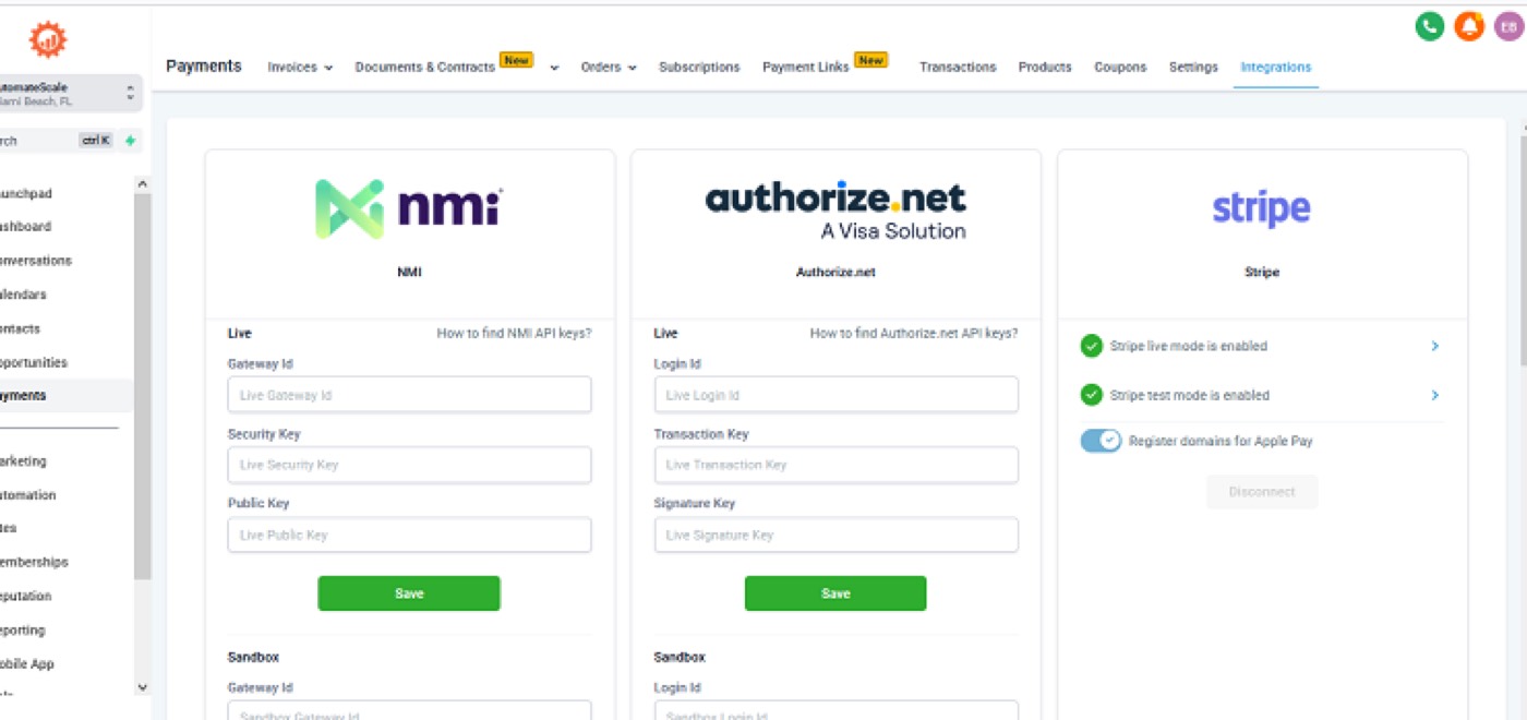 payments