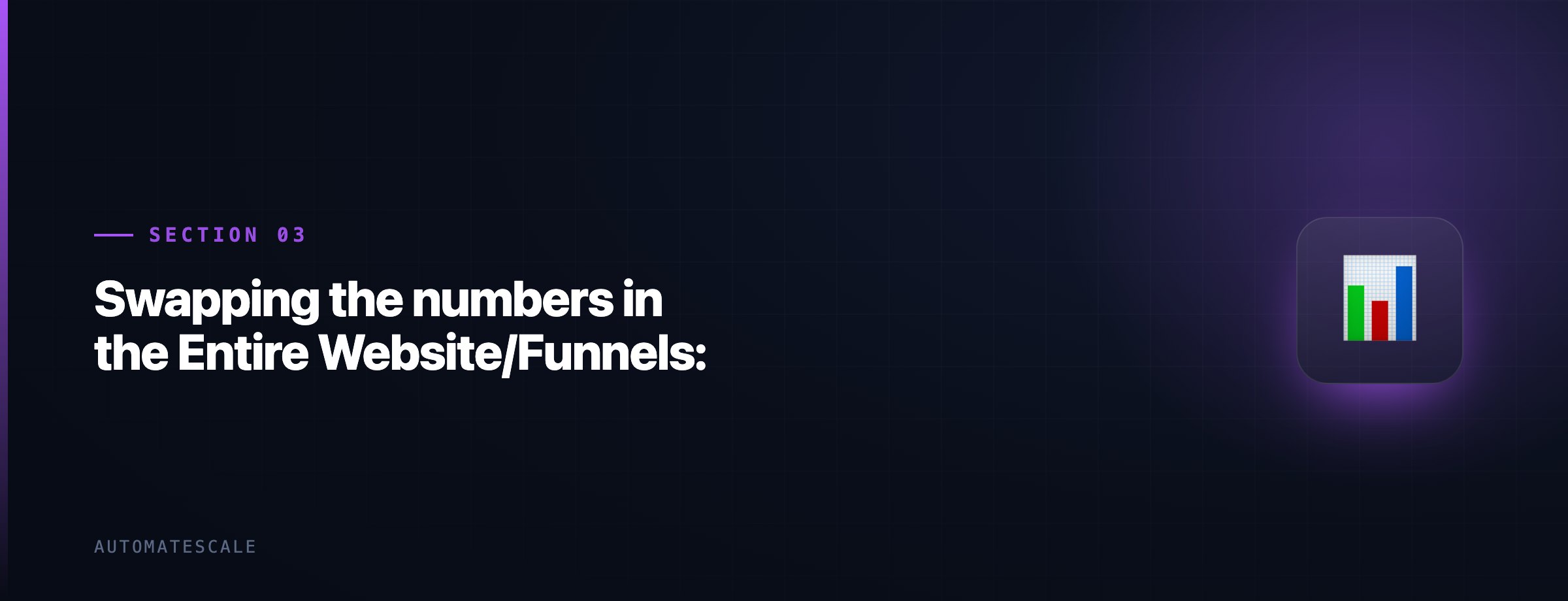 Swapping the numbers in the Entire Website/Funnels: