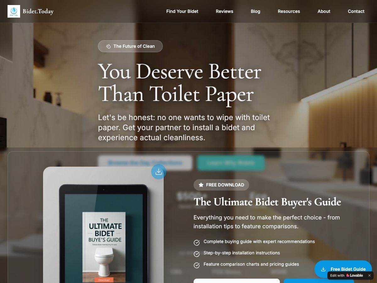 Bidet Today Guide preview